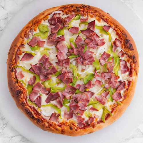 Pizza photograph from Benvenuto’s current website